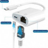 USP Lightning to Ethernet   Power Adapter for iPhone/ iPad, RJ45 LAN   Charging, Fast stable internet, Plug & Play, iOS, 5 Ye