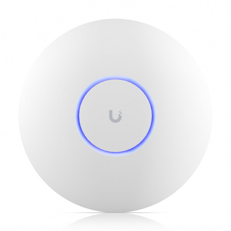 Ubiquiti UniFi WiFi 7 AP U7-Pro, Ceiling-mount,AP 6 GHz Support, 2.5 GbE Uplink, 9.3 Gbps Over-the-air Speed, PoE  Power, 300