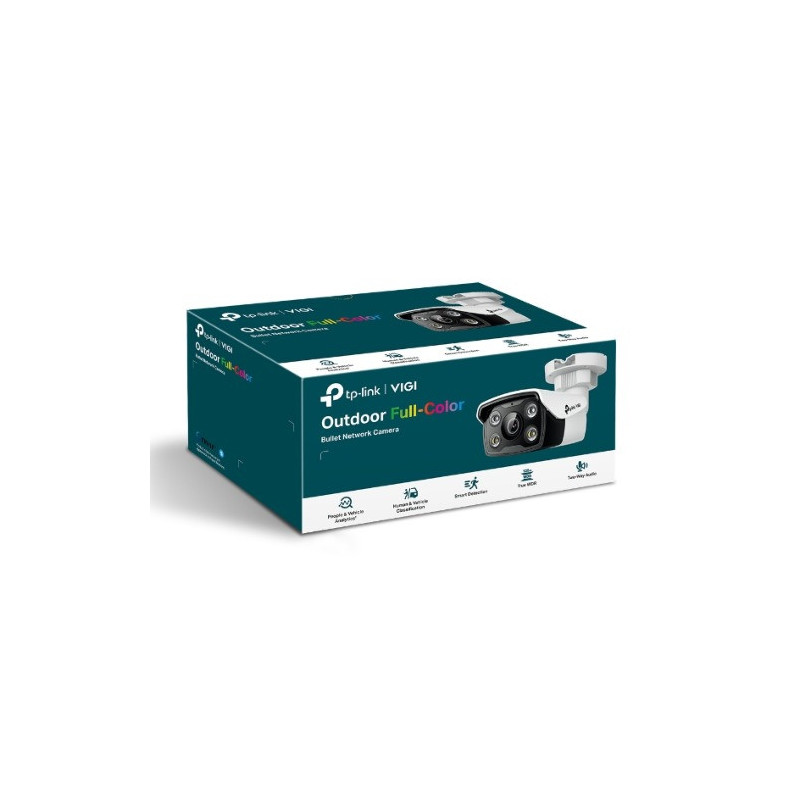 TP-Link VIGI 5MP C350(2.8mm) Full-Colour Bullet Network Camera 2.8mm Lens, Two-Way Audio, Smart Detection,