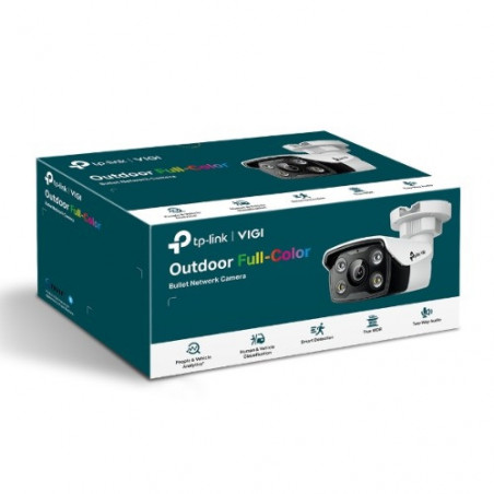 TP-Link VIGI 5MP C350(2.8mm) Full-Colour Bullet Network Camera 2.8mm Lens, Two-Way Audio, Smart Detection,