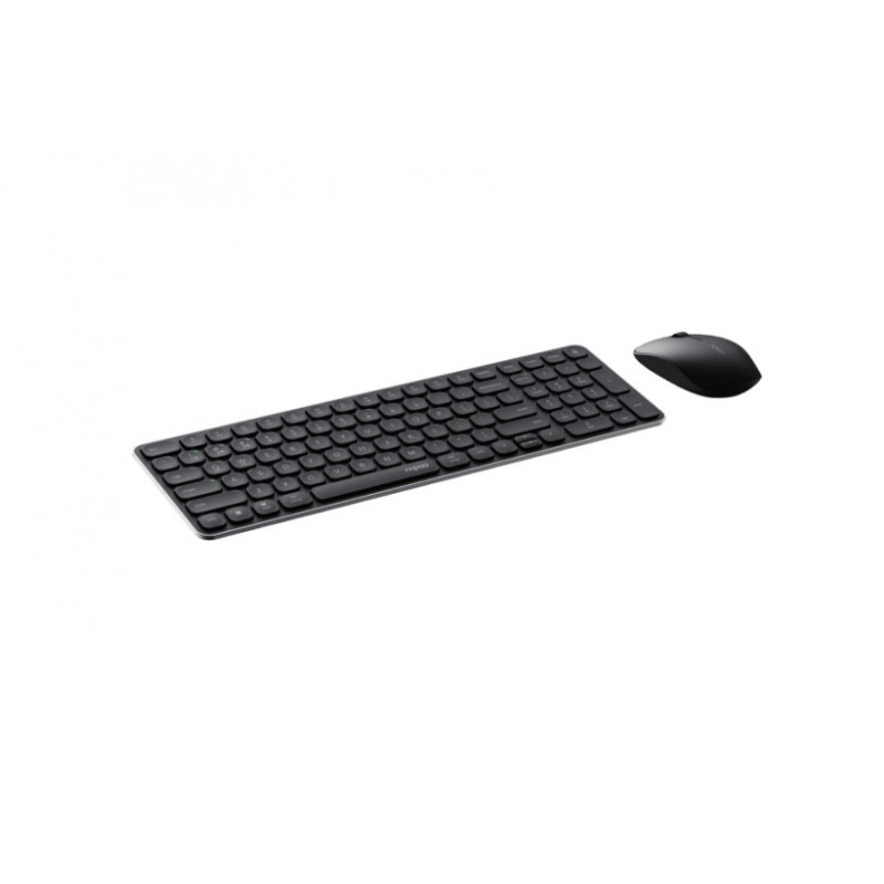 RAPOO 9320M Bluetooth 4.0, 5.0   2.4G  Wireless Multi-mode Keyboard Mouse Combo, Aluminium Base, 2400 DPI, 10M Range, Compact
