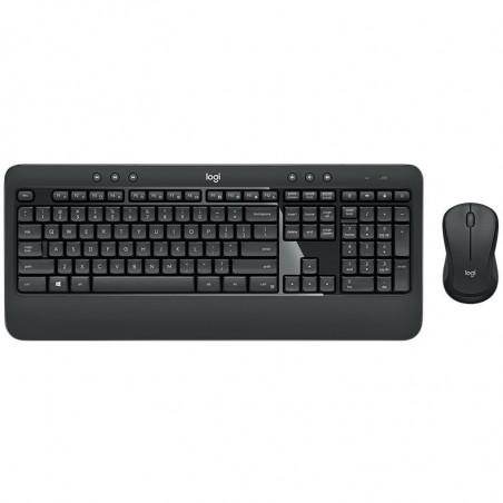 Logitech MK540 Advanced Wireless Keyboard & Mouse Combo -  USB Receiver, 10 Meter Wireless Connection, Plug and Play, Contour