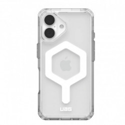 UAG Plyo MagSafe Apple iPhone 16 Plus (6.7') Rugged Case - Ice/White (114479114341), 16ft. Drop Protection (4.8M), Armored Sh