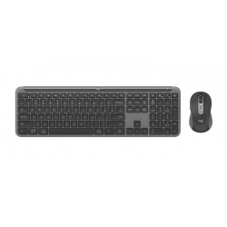 Logitech SIGNATURE SLIM COMBO MK950 -Graphite Keyboard Full-size layout with number pad Mouse 1000 DPI 1-Year Limited Hardwar