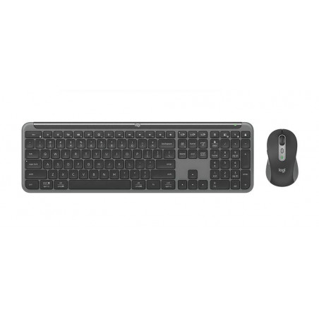 Logitech SIGNATURE SLIM COMBO MK950 -Graphite Keyboard Full-size layout with number pad Mouse 1000 DPI 1-Year Limited Hardwar