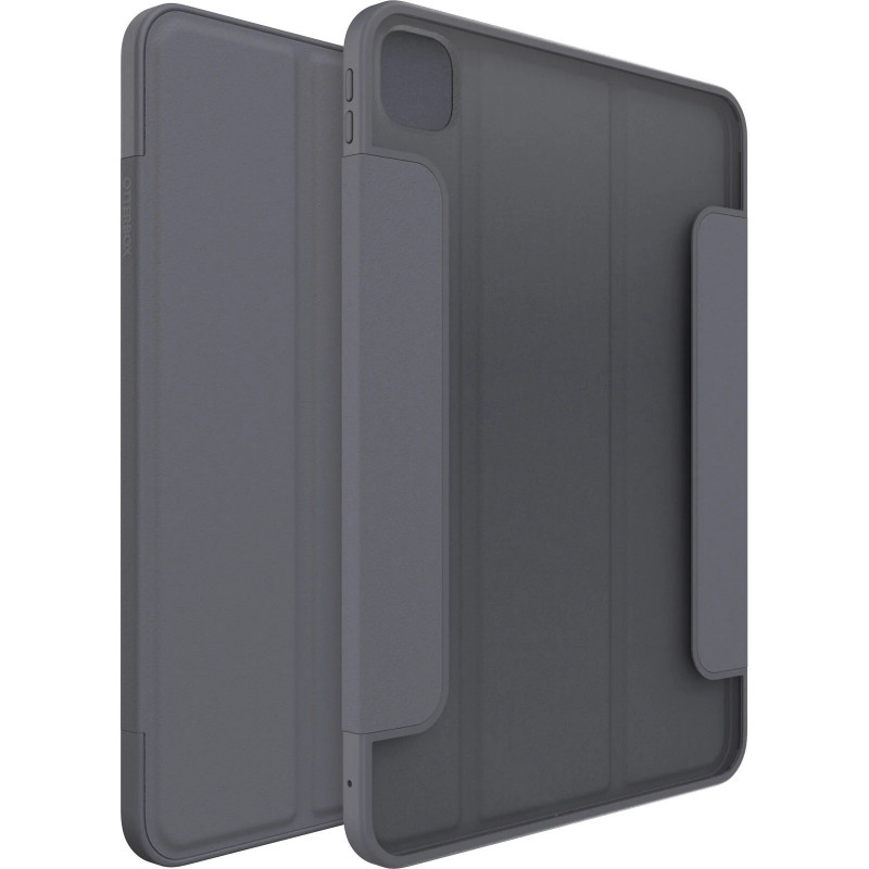 OtterBox Symmetry Folio Apple iPad Pro (11') (M5/M4) (6th/5th Gen) Case Thunderstorm (Clear/Dark Grey) - (77-95257), 7 Years 