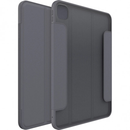 OtterBox Symmetry Folio Apple iPad Pro (11') (M5/M4) (6th/5th Gen) Case Thunderstorm (Clear/Dark Grey) - (77-95257), 7 Years 