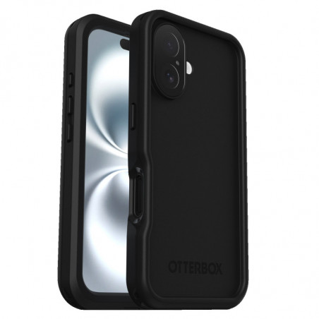 OtterBox FRE MagSafe Apple iPhone 16 (6.1') Case Black - (77-96144), DROP  5X Military Standard,2M IP68,Built-In Screen Prote