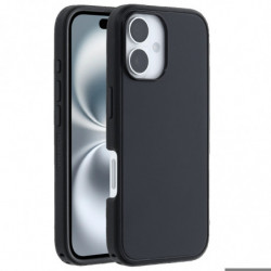 OtterBox Symmetry MagSafe Apple iPhone 16 (6.1') Case Black - (77-96542), Antimicrobial, DROP  3X Military Standard, Raised E