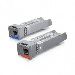 Ubiquiti UFiber SFP  Single-Mode Module, 10G BiDi,  2 Pack, Same 10 Gbps Speed, Less Cable Required (Single Strand, LC Connec