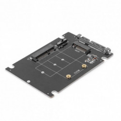 (LS)Simplecom SA207 mSATA   M.2 (NGFF) to SATA 2 In 1 Combo Adapter