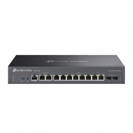 TP-Link ER7412-M2 Omada Multi-Gigabit VPN Router, Quad-core CPU, 2x2.5Gbps RJ45, 10x Gigabit WLAN/LAN Ports(2x SFP), 1x USB3.