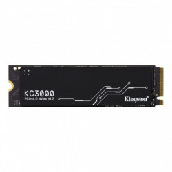 Kingston KC3000 1TB PCle 4.0 NVMe M.2 2280 7,000/6,000MB/s Random 4K 800TBW 3D TLC Phison E18 Low Profile Graphene Aluminium 
