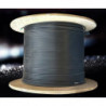 8Ware 350m CAT6A Ethernet Outdoor Underground Shielded External LAN Cable Roll on Rell Box Black Copper Twisted Core PE Jacke