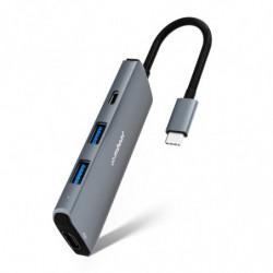 mbeat® Elite 7-in-1 Multifunction USB-C 3.2 Hub with 8K HDMI 100W Pass Through - 1x HDMI, 2x USB-A 1x USB-C, 1x USB-C 100W C
