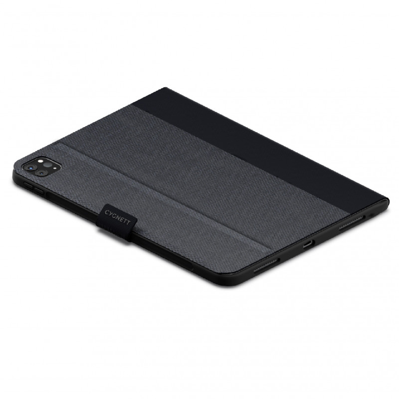 Cygnett TekView Apple iPad Pro (11') (M5/M4) (6th/5th Gen) Case - Black (CY4972TEKVI), 4ft Drop Protection, Pencil Storage, 2