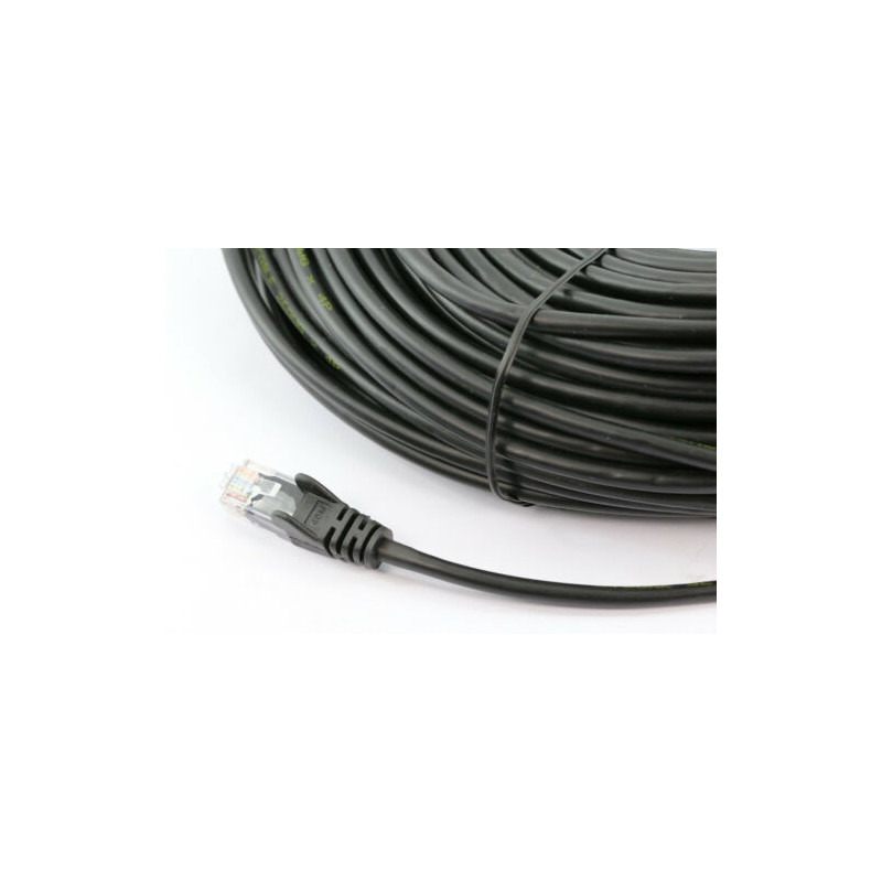 8Ware CAT6A Cable 15m - Black Color RJ45 Ethernet Network LAN UTP Patch Cord Snagless