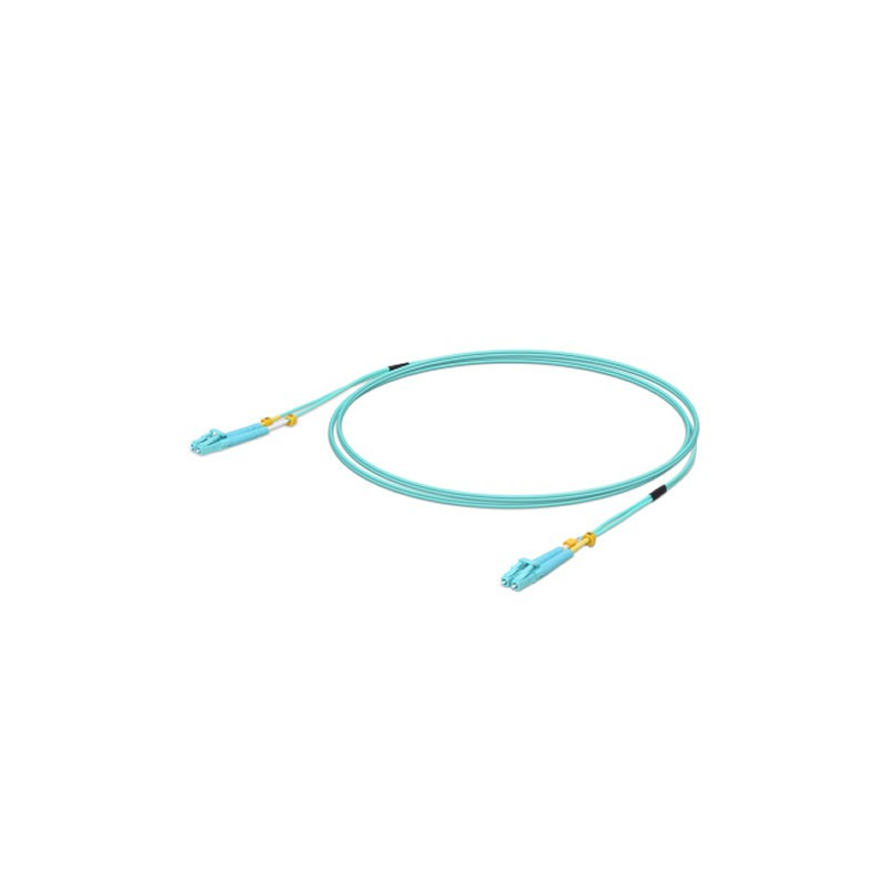 Ubiquiti MultiMode 10 Gbps OM3 Duplex LC Cable, 3m Length, Single Unit,10 Gbps Throughput, LC-LC Connector,
