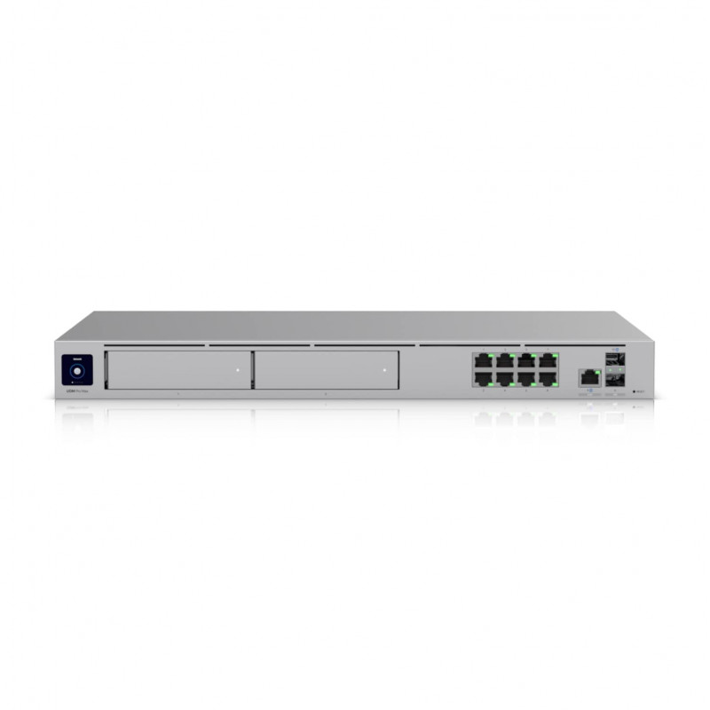 Ubiquiti Dream Machine Pro Max, Professional-grade, Rack-mount Cloud Gateway,10 Gbps Multi-WAN Load Balancing, 2 NVR Drive Ba