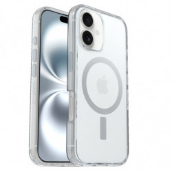 OtterBox Symmetry Clear MagSafe Apple iPhone 16 Plus (6.7') Case Clear - (77-96345), Antimicrobial, DROP  3X Military Standar