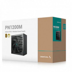 DeepCool PN1200M Gamer Storm 80  Gold Black Fully Modular Power Supply, 135mm FDB Fan, Japanese Bulk Capacitor, ATX3.1, 12V-2