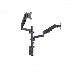 Brateck Dual Monitor Full Extension Gas Spring Dual Monitor Arm (independent Arms) Fit Most 17'-32' Monitors Up to 8kg per sc
