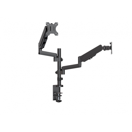 Brateck Dual Monitor Full Extension Gas Spring Dual Monitor Arm (independent Arms) Fit Most 17'-32' Monitors Up to 8kg per sc