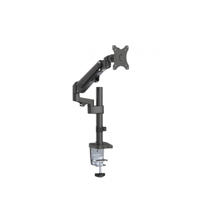 Brateck Single Monitor Heavy-Duty Aluminum Gas Spring Monitor Arm Fit Most 17' - 35' Monitors Up to12kg per screen VESA 75x75