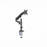 Brateck Single Monitor Heavy-Duty Aluminum Gas Spring Monitor Arm Fit Most 17' - 35' Monitors Up to12kg per screen VESA 75x75