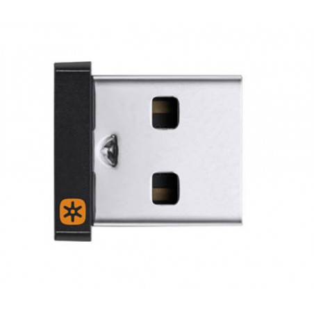 Logitech USB Unifying Receiver Connects Wireless Keyboard Mouse Multiple 6 Devices to Your Computer 10m Range Tiny Size  910-