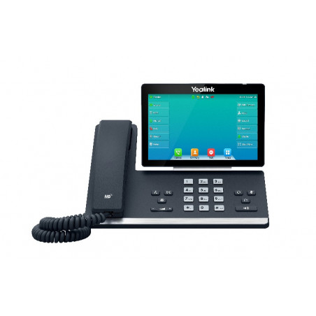 Yealink SIP-T57W, 16 Line IP HD Phone, 7' 800 x 480 colour screen, HD voice, Dual Gig Ports, Built in Bluetooth and WiFi, USB