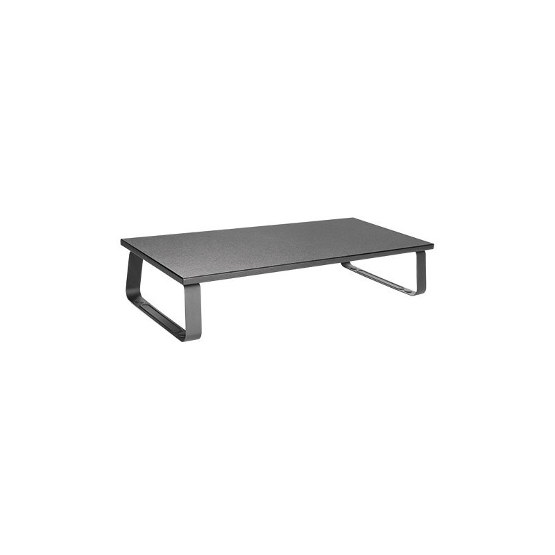 Brateck Timber Desktop Monitor Stand (600x260x120mm) Fit Screen Size 13'-32' Weight Capacity Up to 20kg- Black