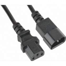 Astrotek Power Extension Cable 2m - Male to Female IEC C13 to C14 Monitor to PC or PC/UPS to Devices