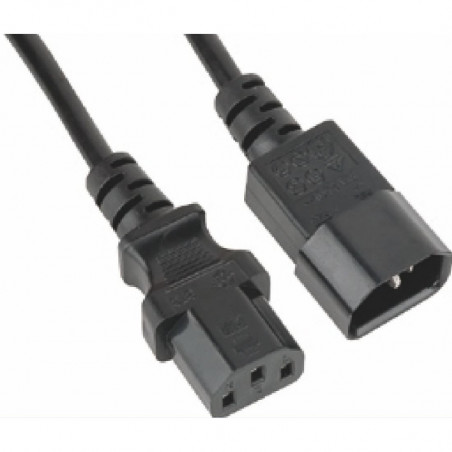 Astrotek Power Extension Cable 2m - Male to Female IEC C13 to C14 Monitor to PC or PC/UPS to Devices