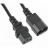 Astrotek Power Extension Cable 2m - Male to Female IEC C13 to C14 Monitor to PC or PC/UPS to Devices