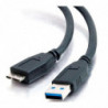Astrotek USB 3.0 Cable 2m - Type A Male to Micro B Black Colour