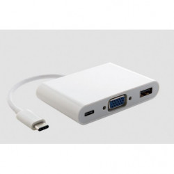 Astrotek Thunderbolt USB 3.1 Type C (USB-C) to VGA   USB   Card Reader Video Adapter Converter Male to Female for Apple Macbo