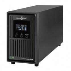PowerShield Commander 1100VA/990W - 10Amp, Line Interactive Pure Sine Wave Tower UPS with AVR, 2 AUS sockets, 10A, C13 x 3, 2