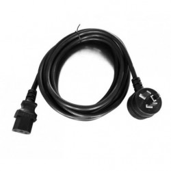 8Ware AU Power Cable 3m - Male Wall 240v PC to Female Power Socket 3pin to IEC 320-C13 for Notebook/AC Adapter IEC 3M Power C