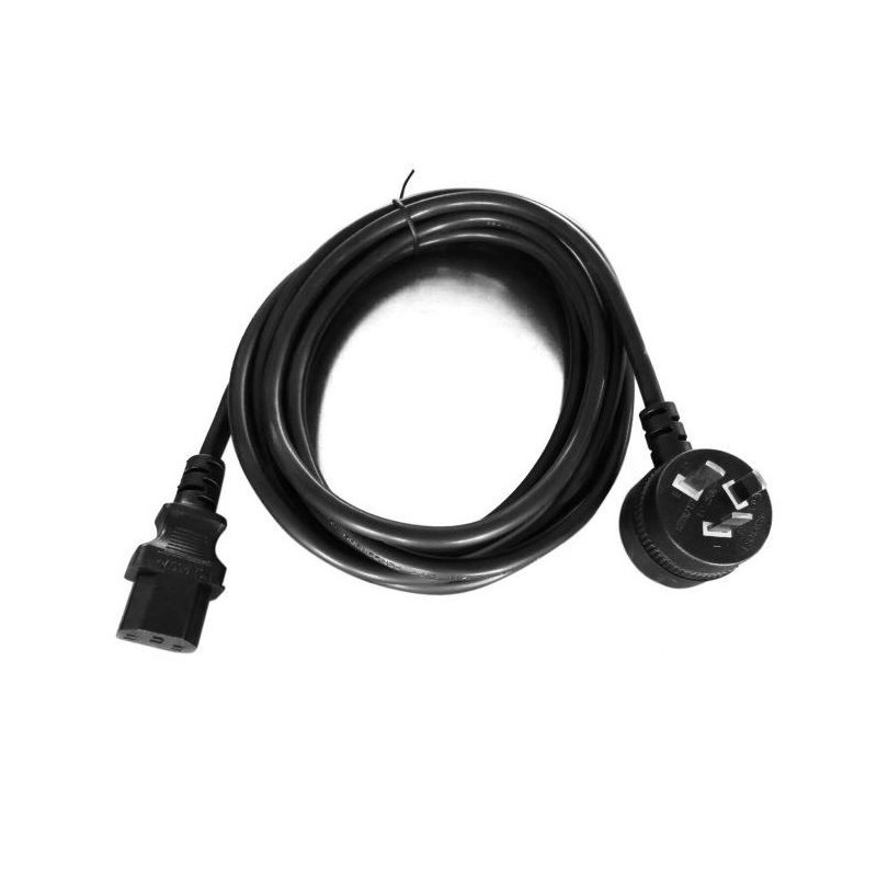 8Ware AU Power Cable 3m - Male Wall 240v PC to Female Power Socket 3pin to IEC 320-C13 for Notebook/AC Adapter IEC 3M Power C