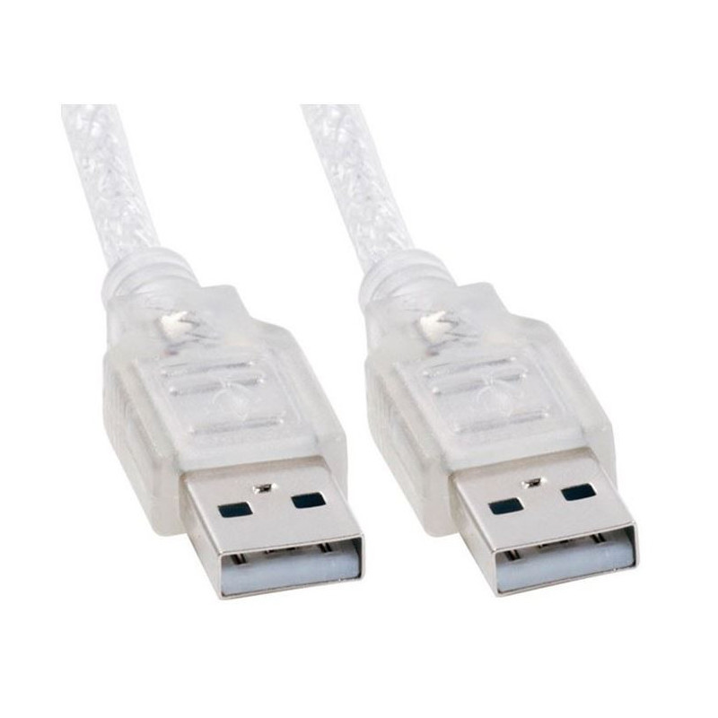 8Ware 2m USB 2.0 Cable - Type A to Type A Male to Male High Speed Data Transfer for Printer Scanner Cameras Webcam Keyboard M