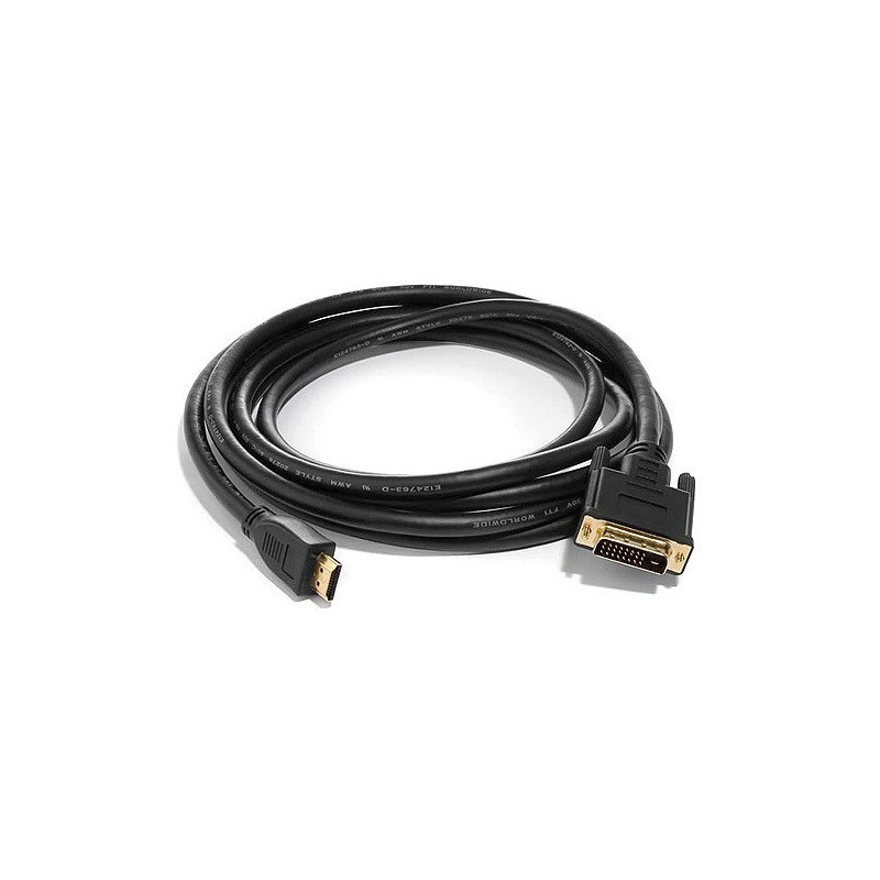 8ware HDMI to DVI-D Adapter Converter Cable 3m - Male to Male 30AWG Gold Plated PVC Jacket for PS4 PS3 Xbox 360 Monitor PC Co