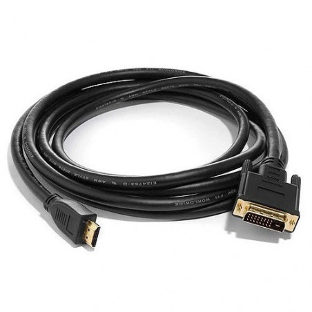8ware HDMI to DVI-D Adapter Converter Cable 3m - Male to Male 30AWG Gold Plated PVC Jacket for PS4 PS3 Xbox 360 Monitor PC Co