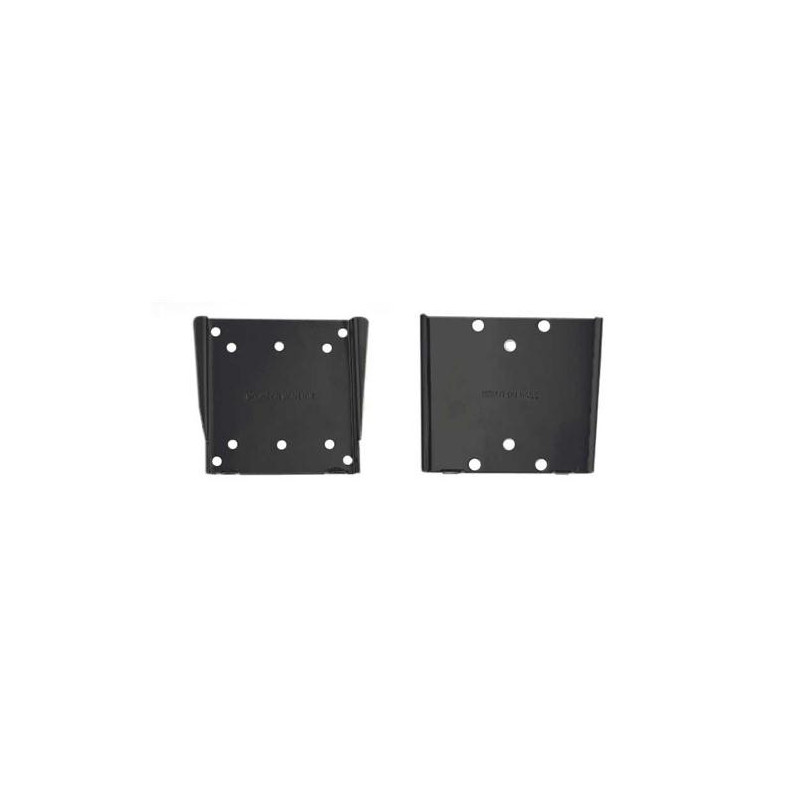Brateck 2 Piece LCD Wall Mount VESA  50mm/75mm/100mm 13' -27'up to 30 Kg, Fine Texture Black, 15x140x120mm
