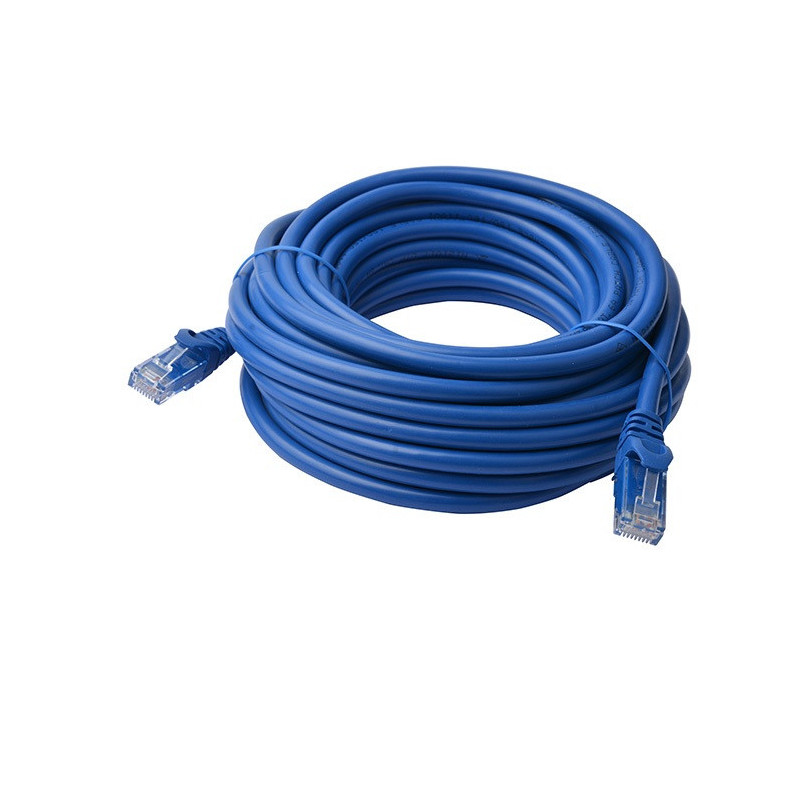 8Ware CAT6A Cable 40m - Blue Color RJ45 Ethernet Network LAN UTP Patch Cord Snagless