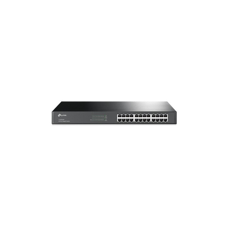 (CH)TP-Link TL-SG1024 24-Port Gigabit 19' Rackmountable Unmanaged Switch energy-efficient Supports MAC Plug & play 48Gbps Swi