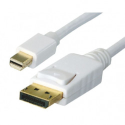 Astrotek 2m Mini DisplayPort DP to DisplayPort DP Converter Cable - Thunderbolt Male to Male DP for MacBook Pro Mac Air Micro