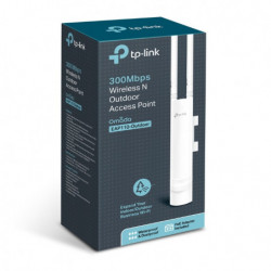 TP-Link EAP110 Outdoor Omada 300Mbps Wireless N Outdoor Access Point 1xRJ45 Passive PoE 2*5dBi External Omni waterproof Anten