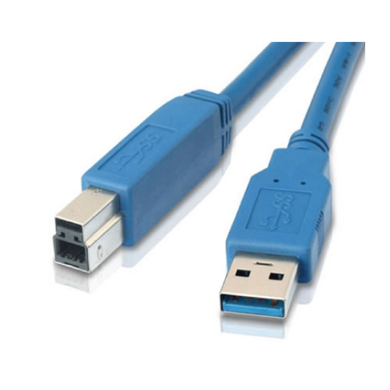 Astrotek USB 3.0 Printer Cable 1m - AM-BM Type A to B Male to Male Blue Colour for External HDD Printer Scanner Docking Stati