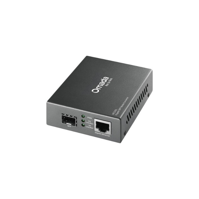 TP-Link MC220L Gigabit Single & Multi-Mode SFP Media Converter - IEEE 802.3ab/802.3z, 0.55km Multi-mode, 10km Single-Mode